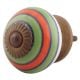 Pea Green Striped Ceramic Dresser Knobs Online